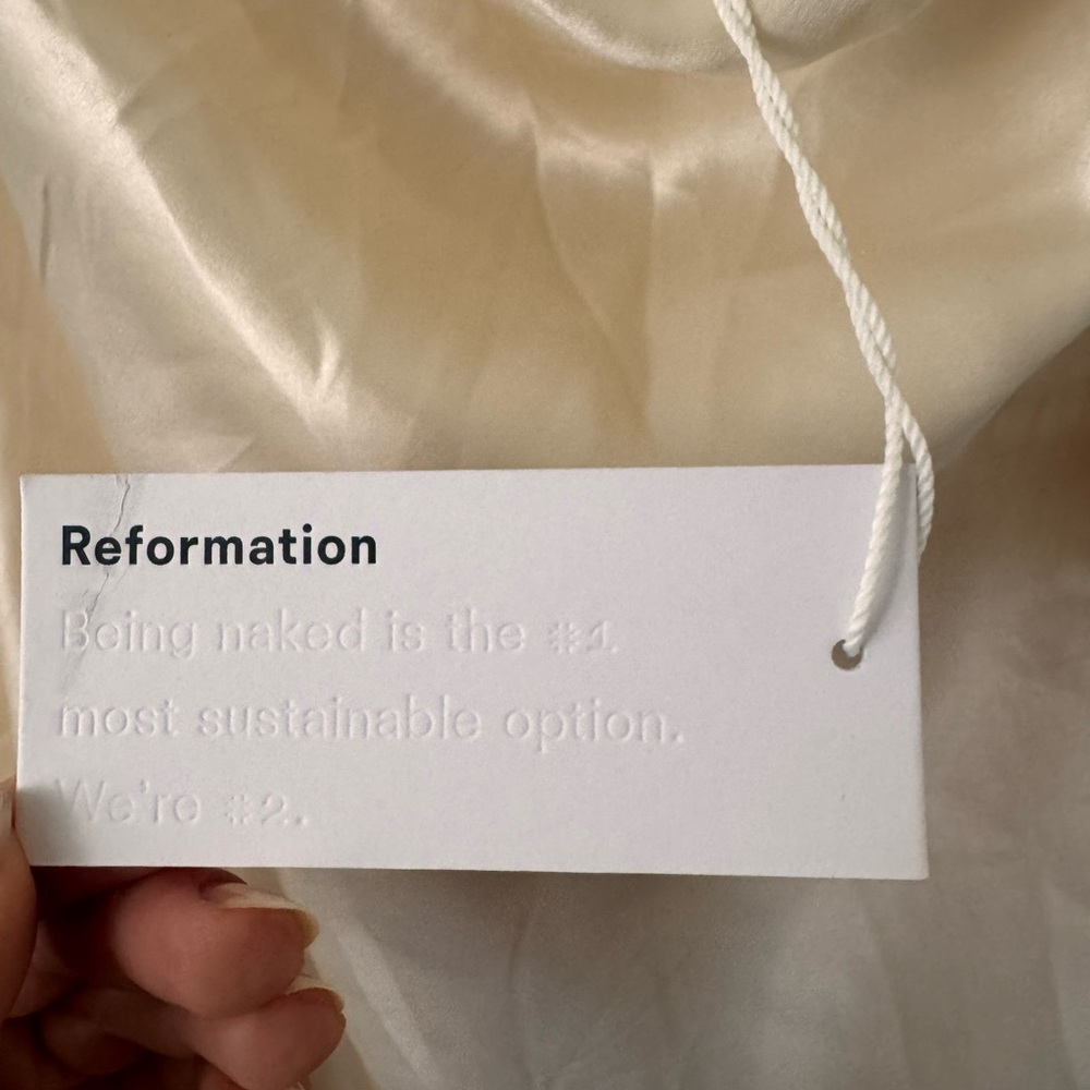 Reformation Joana Silk Dress / Size S - Picture 4 of 7